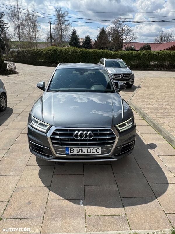 Gri Utilizat 2018 Audi Q5 S-Line SUV | 24.800 EUR (Preț bun) - Imagine 1/4