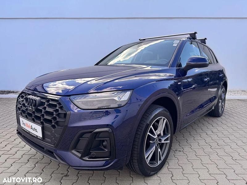 Culoarealbastru Utilizat 2021 Audi Q5 S-Line SUV | 39.782 EUR - Imagine 1/4