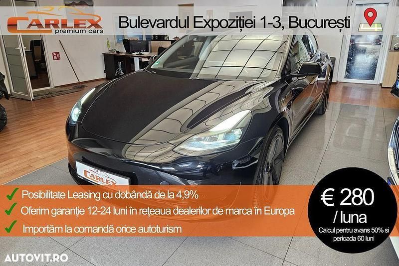 Negru Utilizat 2022 Tesla Model 3 Standard Range Berlinǎ | 28.314 EUR (Super Preț) - Imagine 1/4