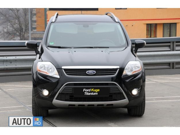 Negru Utilizat 2012 Ford Kuga Titanium SUV | 11.650 EUR - Imagine 1/4