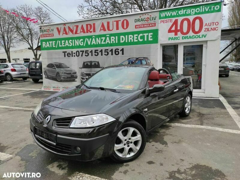Negru Utilizat 2008 Renault Mégane Cabriolet Cabrio | 3.499 EUR - Imagine 1/4