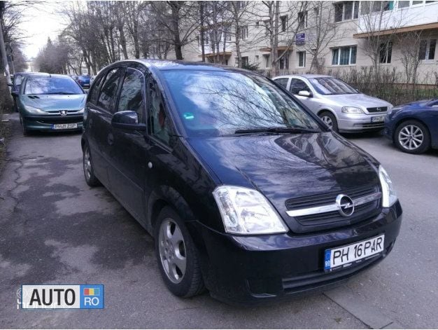 Second-hand Opel Meriva 101 CP (74 kW) 2005 Negru Monovolum