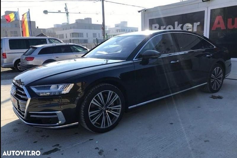 Culoarenegru Second-hand 2018 Audi A8L Comfort Berlinǎ | 36.490 EUR (Puțin scump) - Imagine 1/4