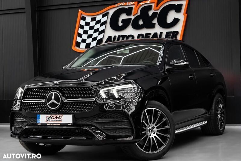 Negru Utilizat 2021 Mercedes GLE350 Coupe | 61.500 EUR (Preț bun) - Imagine 1/4