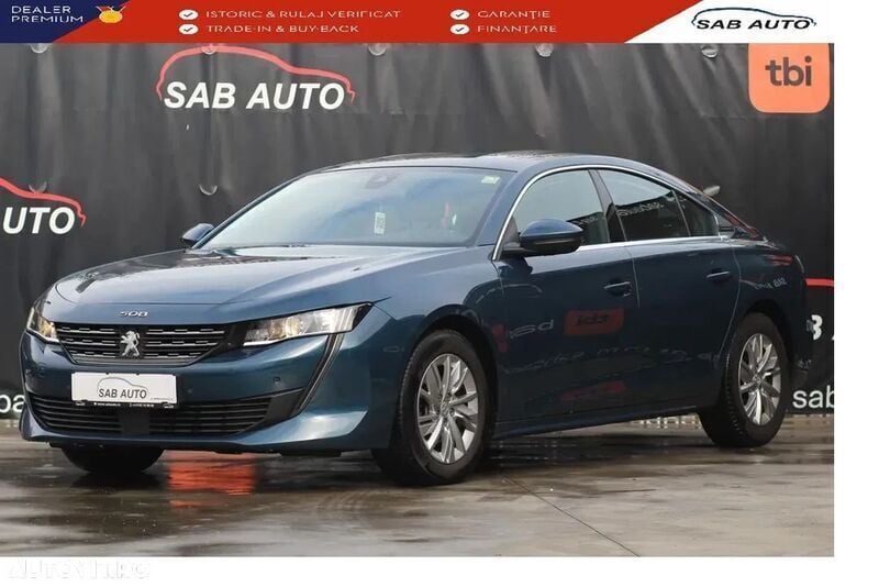 Albastru Utilizat 2021 Peugeot 508 Active Berlinǎ | 15.490 EUR (Puțin scump) - Imagine 1/4