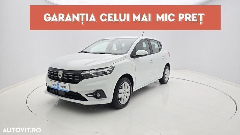 Alb Utilizat 2022 Dacia Sandero Comfort Hatchback | 10.450 EUR (Preț OK) - Imagine 1/4