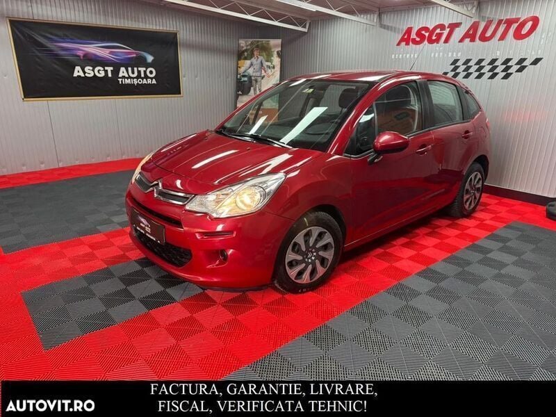 Rosu Utilizat 2017 Citroën C3 Hatchback | 4.999 EUR (Preț bun) - Imagine 1/4