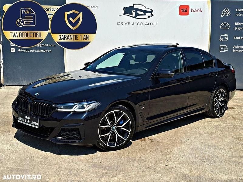 Negru Utilizat 2021 BMW 530e Berlinǎ | 37.389 EUR (Puțin scump) - Imagine 1/4
