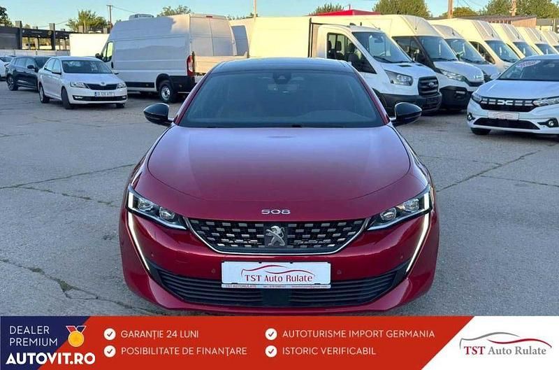 Roșu Utilizat 2020 Peugeot 508 GT-line Berlinǎ | 19.239 EUR (Scump) - Imagine 1/4
