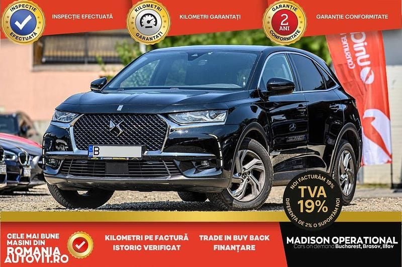 Negru Utilizat 2019 DS Automobiles DS7 Crossback SUV | 19.450 EUR (Preț OK) - Imagine 1/4