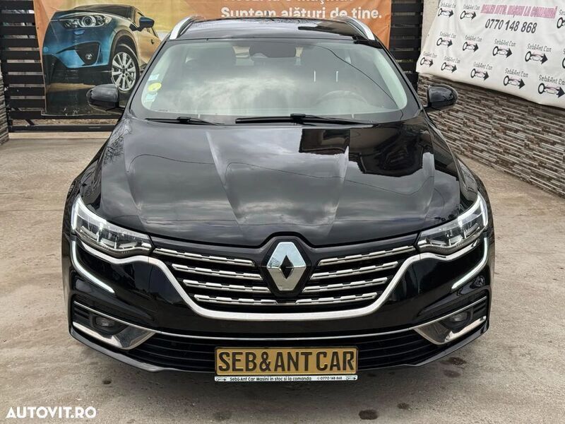 Negru Utilizat 2021 Renault Talisman GrandTour Intens Break | 13.673 EUR - Imagine 1/4