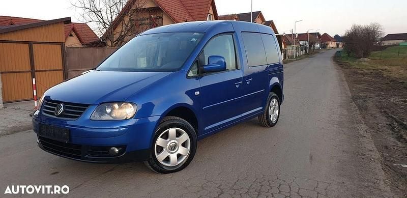 Culoarealbastru Utilizat 2007 VW Caddy Edition Monovolum | 4.999 EUR (Preț OK) - Imagine 1/4