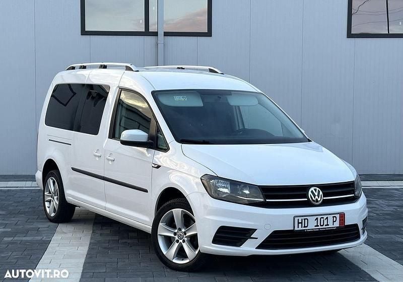 Culoarealb Utilizat 2020 VW Caddy Maxi Highline Monovolum | 14.690 EUR (Super Preț) - Imagine 1/4