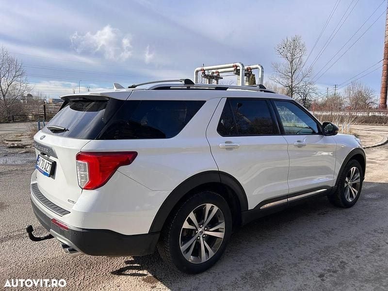 Second-hand Ford Explorer Hybrid Platinum 457 CP (336 kW) 2020 Culoarealb SUV