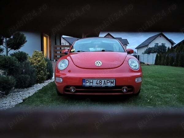 Roșu Utilizat 2003 VW Beetle Cabrio | 4.400 EUR - Imagine 1/4