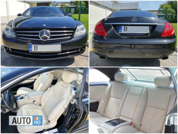 Second-hand Mercedes CL500 Night 388 CP (285 kW) 2007 Negru Coupe