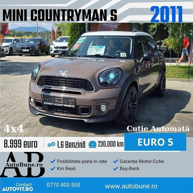 Culoaremaro Utilizat 2011 Mini Cooper S Countryman SUV | 8.990 EUR - Imagine 1/4