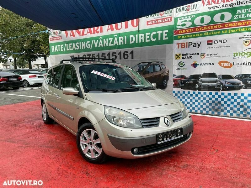 Second-hand Renault Scénic II 135 CP (99 kW) 2006 Auriu Monovolum