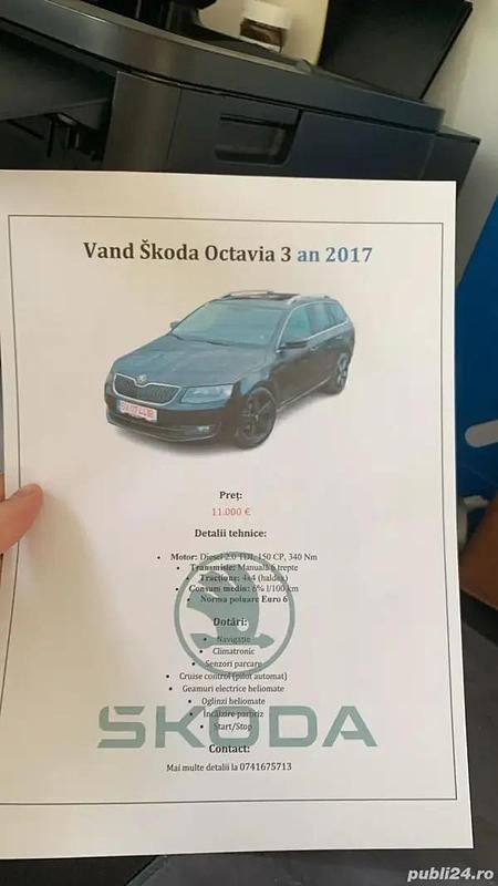 Utilizat 2017 Skoda Octavia Break | 11.000 EUR - Imagine 1/4