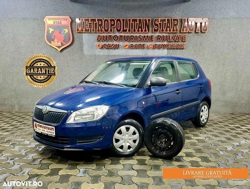 Culoarealbastru Utilizat 2012 Skoda Fabia Ambiente | 3.750 EUR (Preț bun) - Imagine 1/4