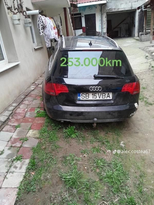 Negru Utilizat 2007 Audi A4 S-Line Break | 2.800 EUR (Preț bun) - Imagine 1/4
