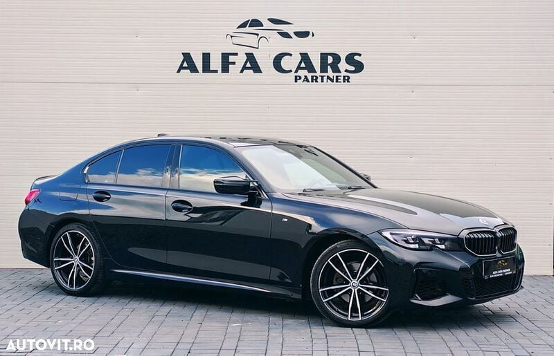 Negru Utilizat 2019 BMW 320 M Sport Berlinǎ | 22.489 EUR (Preț bun) - Imagine 1/4