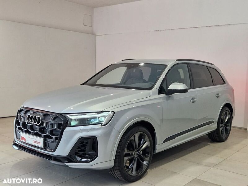 Argint Utilizat 2025 Audi Q7 S-Line SUV | 79.819 EUR - Imagine 1/4