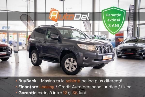 Gri Utilizat 2021 Toyota Land Cruiser SUV | 44.999 EUR - Imagine 1/4