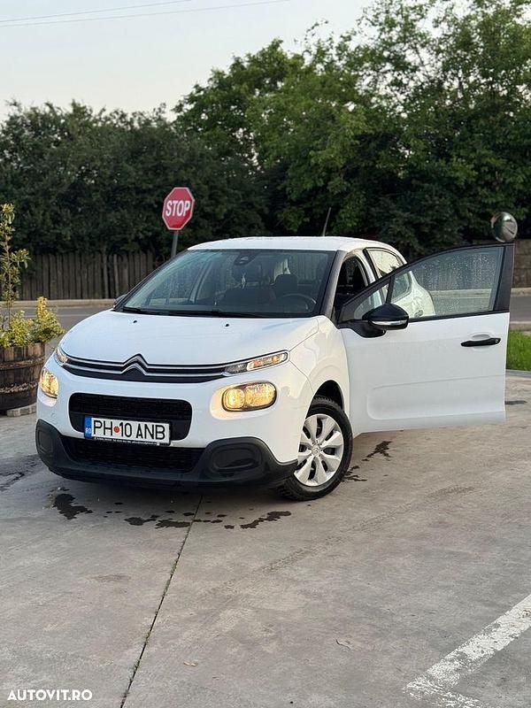 Alb Utilizat 2019 Citroën C3 Live Hatchback | 6.700 EUR (Preț bun) - Imagine 1/4