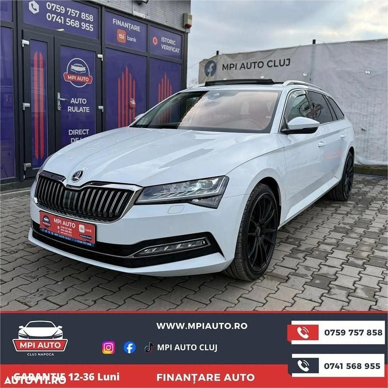 Culoarealb Utilizat 2020 Skoda Superb Premium Edition Break | 17.700 EUR (Preț OK) - Imagine 1/4