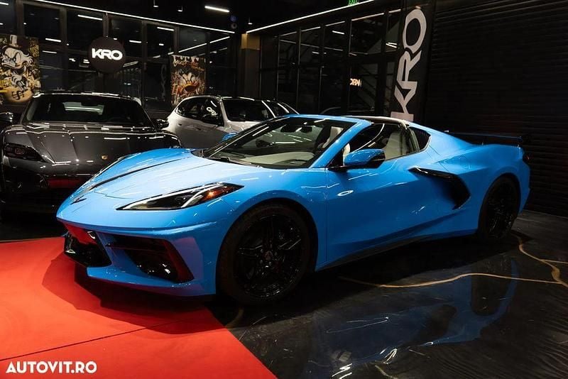 Culoarealbastru Utilizat 2021 Chevrolet Corvette Cabrio | 95.590 EUR - Imagine 1/4