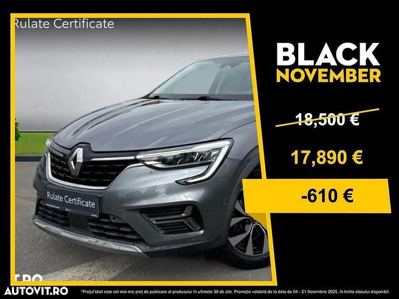 Gri Utilizat 2022 Renault Arkana Evolution SUV | 17.890 EUR (Super Preț) - Imagine 1/4