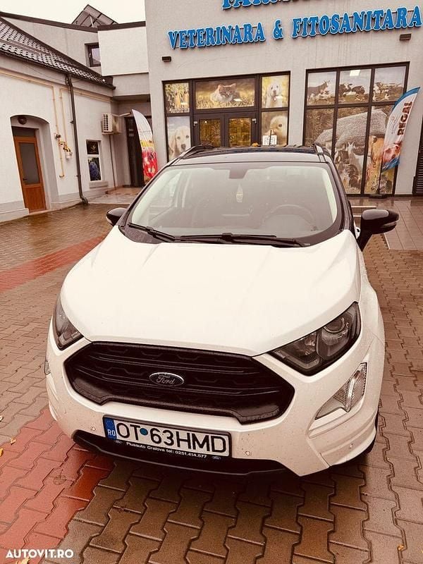 Culoarealb Utilizat 2018 Ford Ecosport ST-Line SUV | 8.500 EUR (Preț bun) - Imagine 1/4
