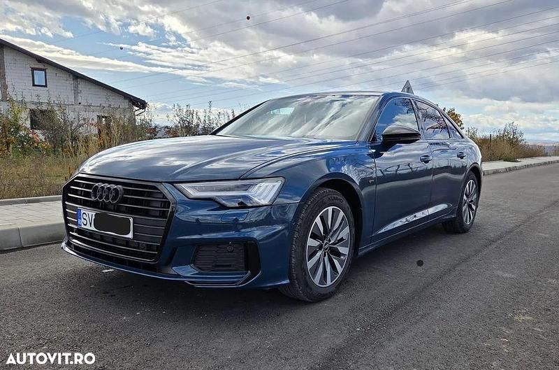 Culoareverde Utilizat 2023 Audi A6 Sport Break | 40.000 EUR (Puțin scump) - Imagine 1/4