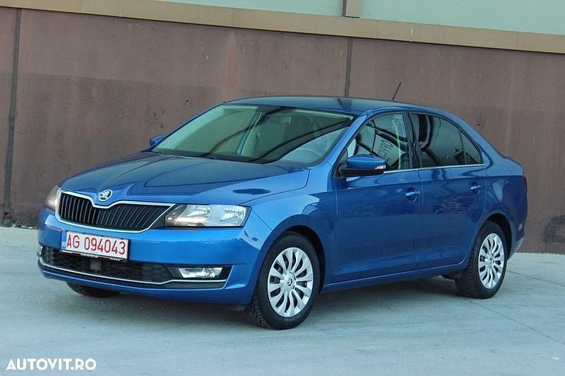 Culoarealbastru Utilizat 2017 Skoda Rapid Drive Berlinǎ | 10.990 EUR - Imagine 1/4