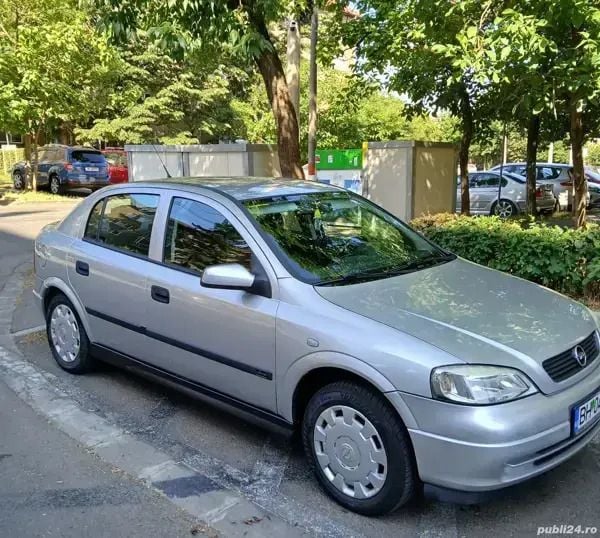 Argintiu Utilizat 2001 Opel Astra Berlinǎ | 1.800 EUR (Preț OK) - Imagine 1/4