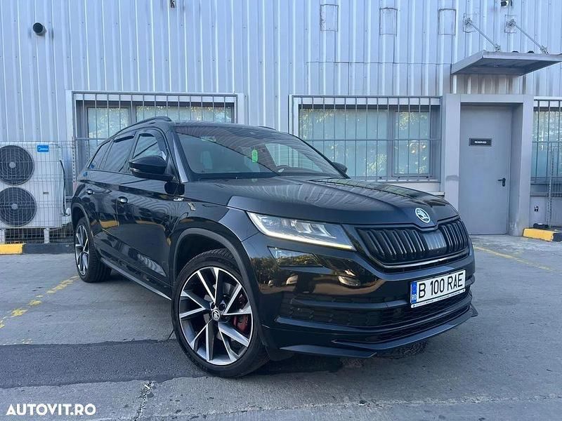Culoarenegru Utilizat 2018 Skoda Kodiaq SportLine SUV | 24.299 EUR (Puțin scump) - Imagine 1/4