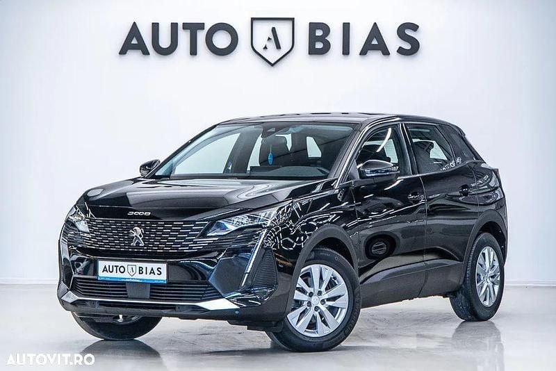 Negru Utilizat 2021 Peugeot 3008 Allure SUV | 17.950 EUR (Preț bun) - Imagine 1/4