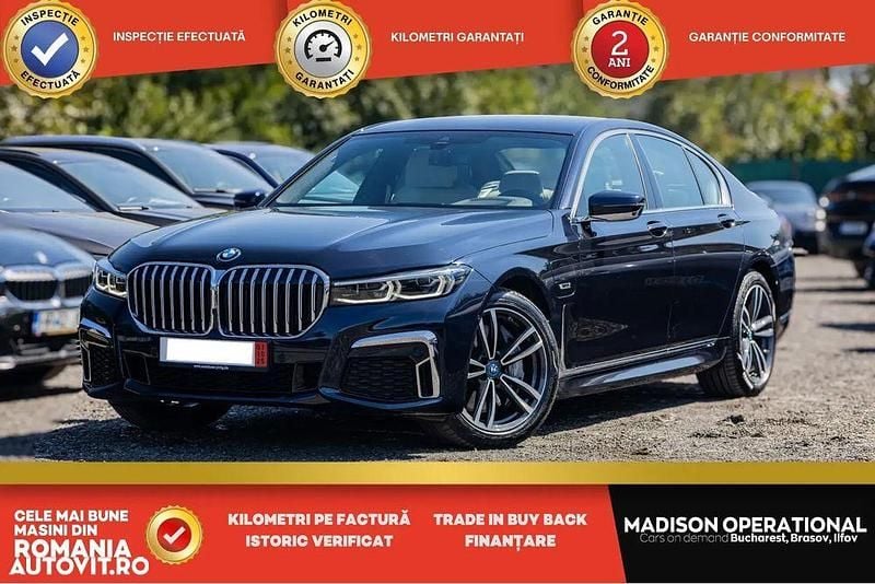 Culoarenegru Utilizat 2021 BMW 745e Berlinǎ | 57.949 EUR (Super Preț) - Imagine 1/4