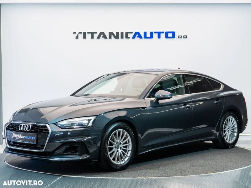 Gri Utilizat 2020 Audi A5 Sportback Business Berlinǎ | 25.490 EUR (Preț OK) - Imagine 1/4