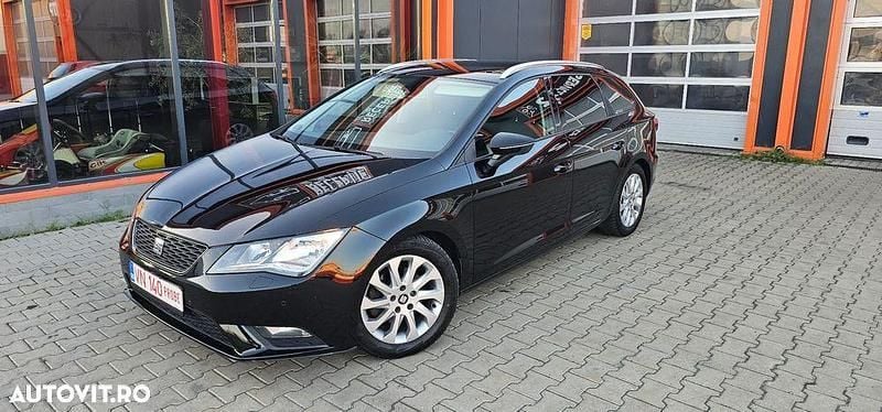 Negru Utilizat 2015 Seat Leon Style Break | 6.800 EUR (Super Preț) - Imagine 1/4