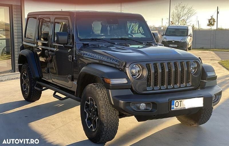 Gri Utilizat 2022 Jeep Wrangler Rubicon SUV | 61.000 EUR (Preț OK) - Imagine 1/4