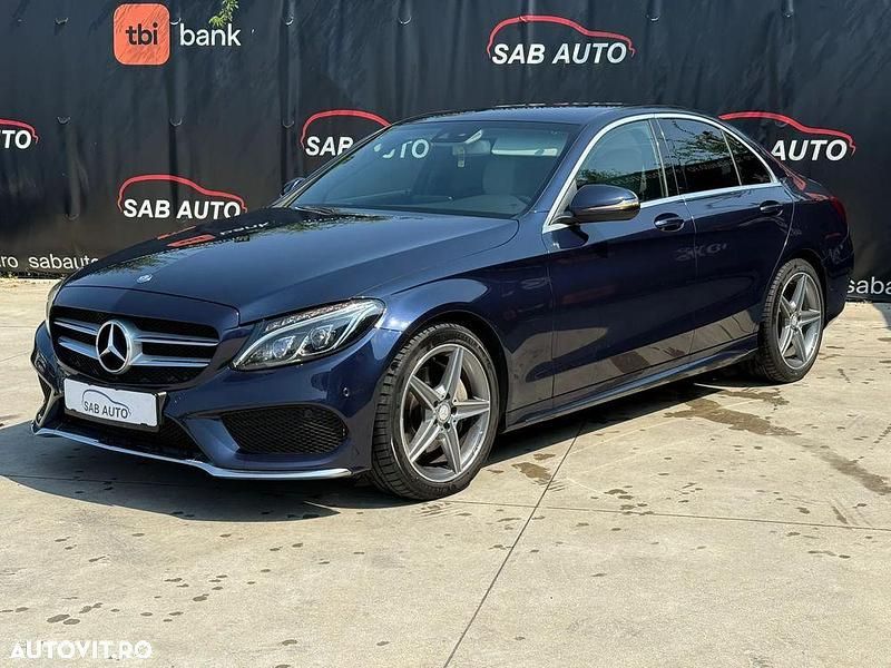 Albastru Utilizat 2015 Mercedes C220 Berlinǎ | 19.499 EUR (Scump) - Imagine 1/4