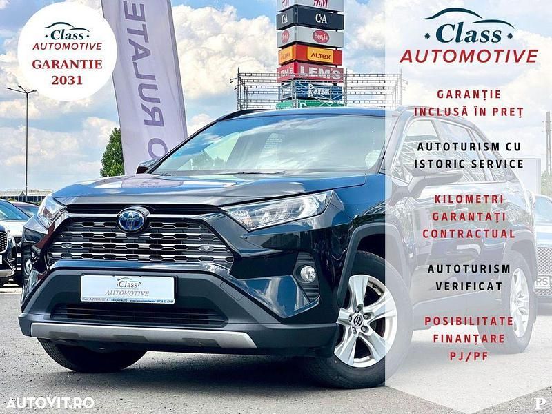 Negru Utilizat 2021 Toyota RAV4 Hybrid SUV | 26.490 EUR (Preț bun) - Imagine 1/4