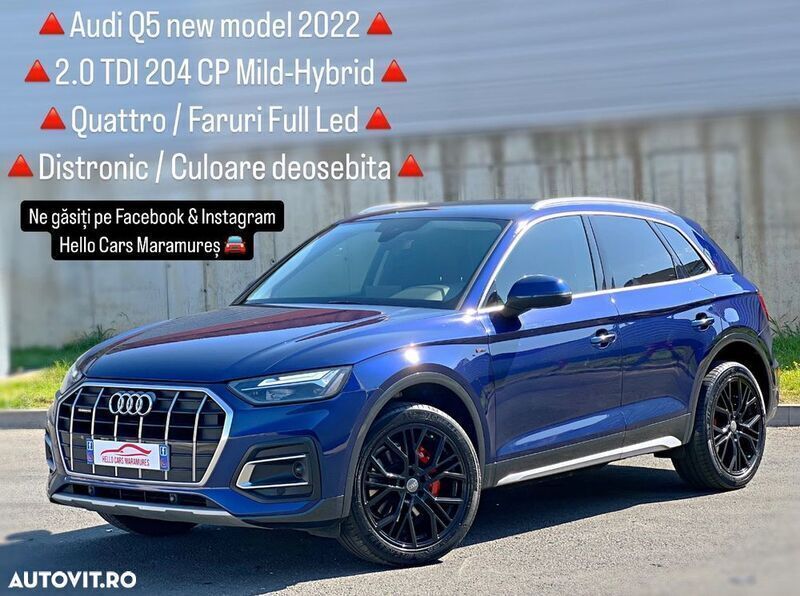 Albastru Utilizat 2022 Audi Q5 Business SUV | 27.500 EUR (Super Preț) - Imagine 1/4