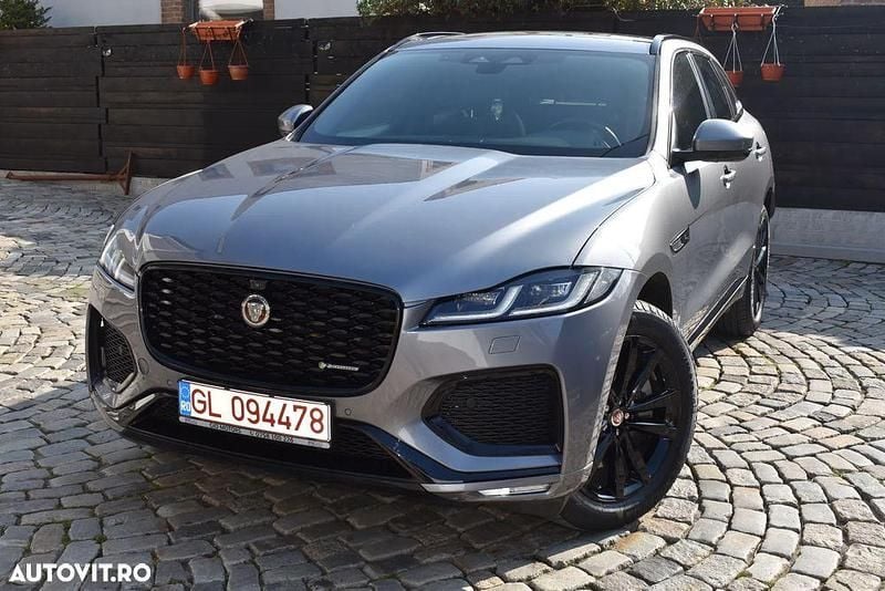Gri Utilizat 2021 Jaguar F-Pace SUV | 37.450 EUR - Imagine 1/4