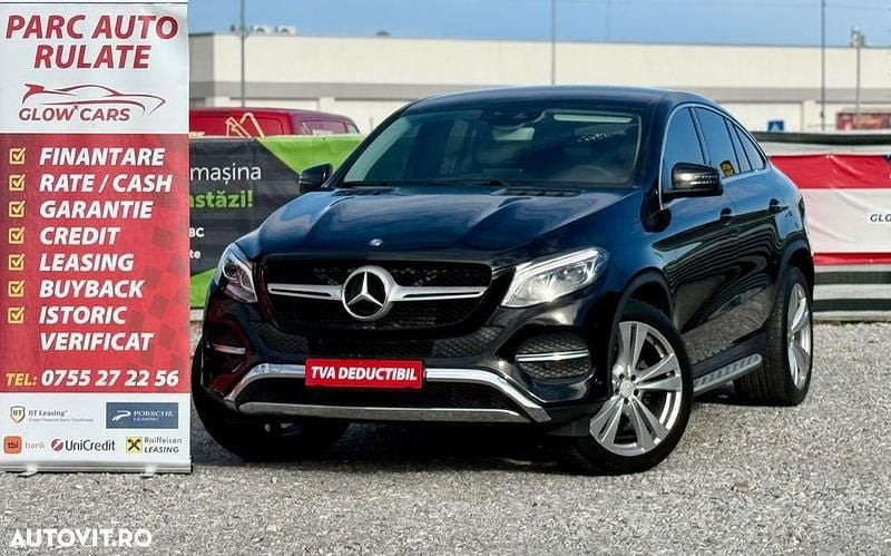 Culoarenegru Utilizat 2016 Mercedes GLE350 Coupe | 27.000 EUR (Preț OK) - Imagine 1/4