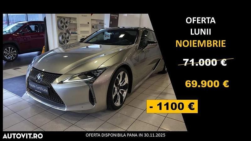 Gri Utilizat 2019 Lexus LC 500 Sport Line Coupe | 69.900 EUR - Imagine 1/4