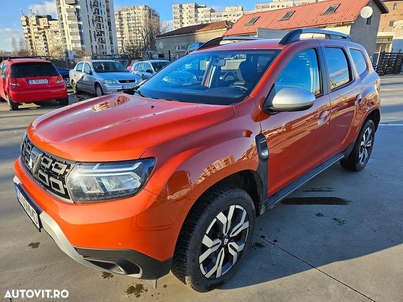 Culoareportocaliu Second-hand 2022 Dacia Duster Prestige SUV | 16.500 EUR (Puțin scump) - Imagine 1/4