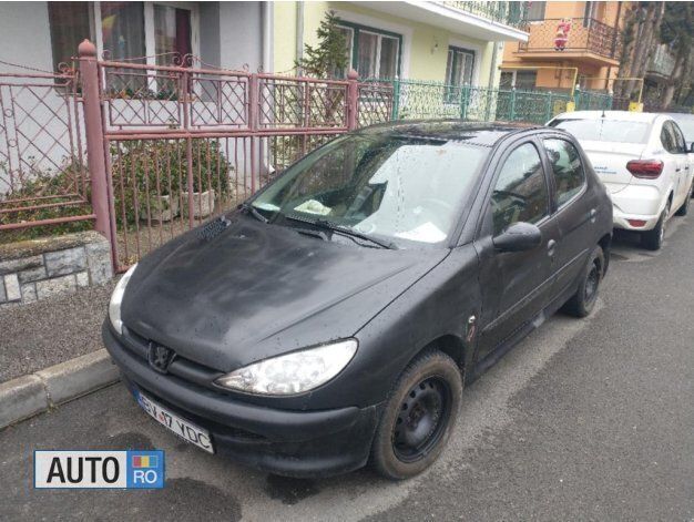Second-hand Peugeot 206 70 CP (51 kW) 2005 Negru Hatchback